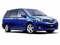 Коврики в салон (2 ряда) Mazda MPV II (LW) (1999-2006) правый руль*