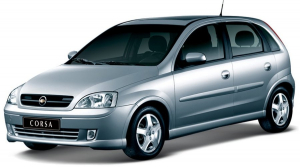 Коврики в салон (2 ряда) Opel Corsa C 2000-2006 (купе, седан)