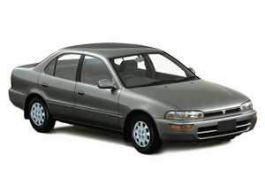 Коврики в салон (2 ряда) Toyota Sprinter/Sprinter Marino (E100 правый руль) 1991-2002